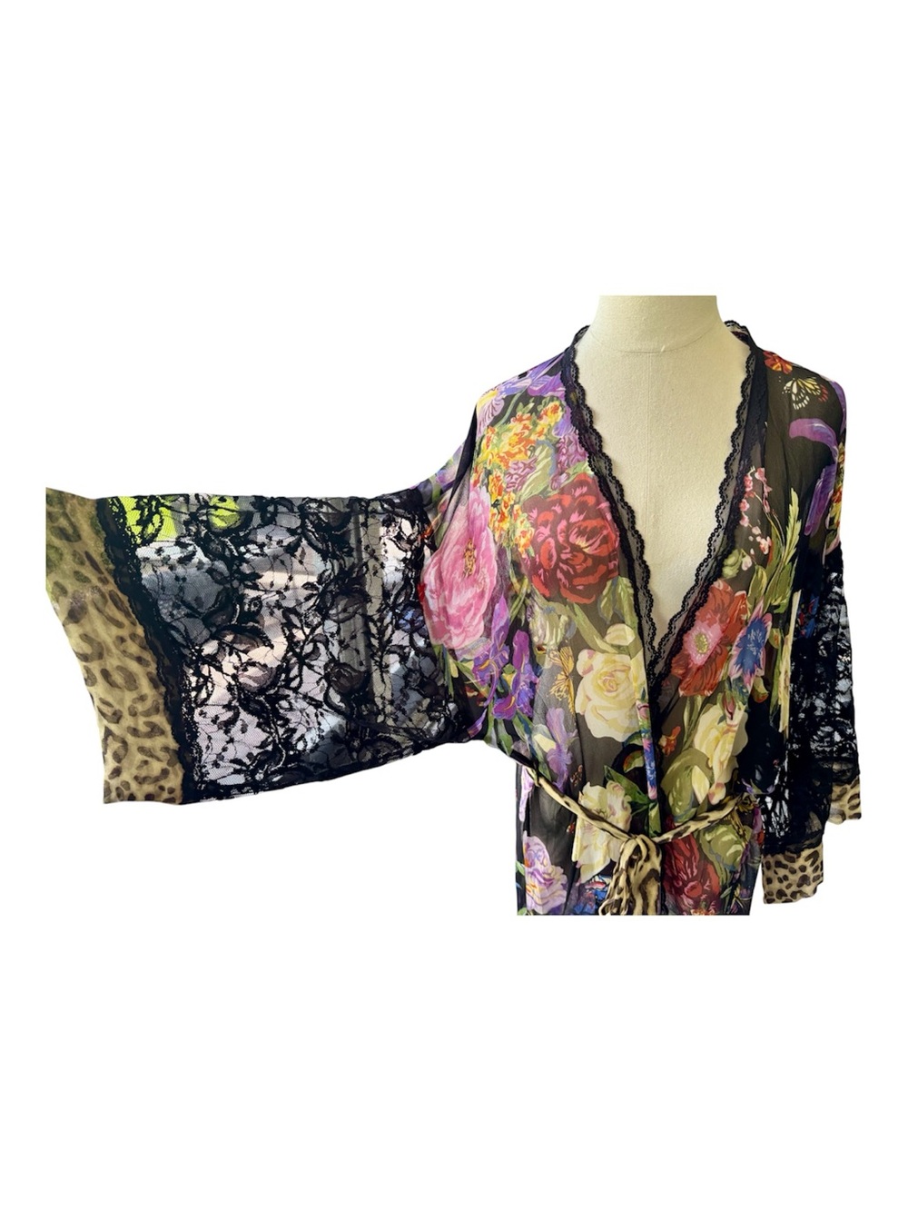Vintage Jonquil by Diane Samandi for Neiman Marcus 100% Silk 2-Piece Set - Picture 4 of 14